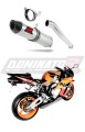 CBR 1000RR EXHAUST Honda Muffler Auspuff Sportauspuff Silencer Echappement Silencieux Scarico Scarichi Escape Wydech Tłumik Carbon Tip HP2 2004 - 2005 Dominator  x
