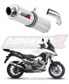 exhaust muffler DOMINATOR ROUND fits to Honda VFR 800 X Crossrunner 2015  2021 8