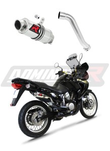 Honda XL 650 V TRANSALP 2001 - 2007 Exhaust Silencer Muffler GP1 + dB killer medium