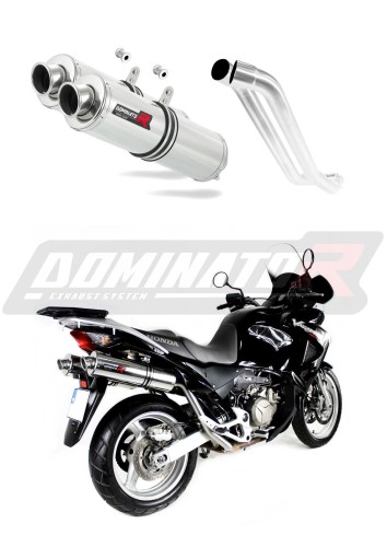 exhaust muffler DOMINATOR ROUND fits to Honda XL 1000 V VARADERO 1999  2016 5