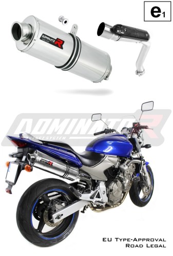 exhaust muffler DOMINATOR homologated road legal OVAL fits to CB 600F HORNET 2003  2006 5