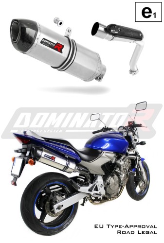 exhaust muffler DOMINATOR homologated road legal HP1 fits to CB 600F HORNET 2003  2006 5