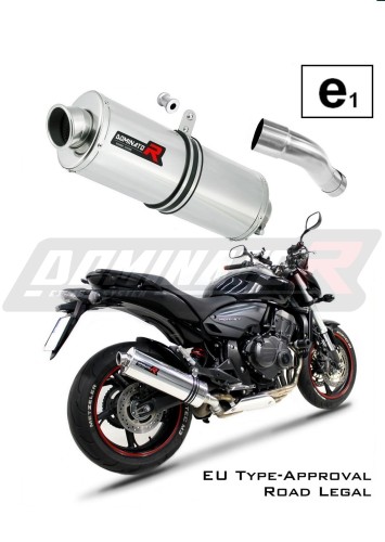 CB 600 F Exhaust HONDA Homologated EC Type approval  Street legal Approval Certificate Muffler Auspuff Sportauspuff Silencer Echappement Silencieux Scarico Scarichi Escape Wydech Tłumik OVAL 2007 - 2013 Dominator 1 x