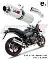 exhaust muffler DOMINATOR homologated road legal ROUND fits to CB 600F HORNET 2007  2013 6