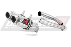 Honda VTR 1000F Firestorm 1998 - 2001 Exhaust Silencer Muffler GP1 + dB killer medium