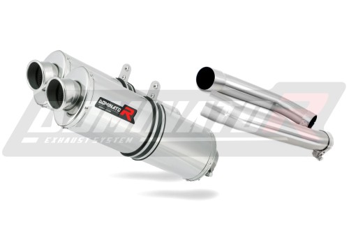 wydech tłumik DOMINATOR Owalny pasujący do motocykla Honda VTR 1000F Firestorm 2002 - 2006 3