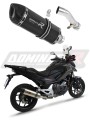 Honda NC 700 / 750 S 2012 - 2020 wydech Tłumik HP1 BLACK + dB killer medium