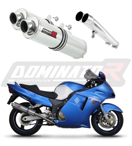 exhaust muffler DOMINATOR ROUND fits to Honda CBR 1100 XX 1996  2006 6