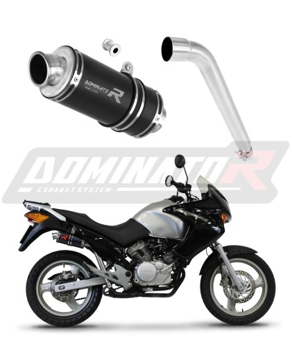 exhaust muffler DOMINATOR GP1 BLACK fits to Honda XL 125 V VARADERO 2007  2012 6