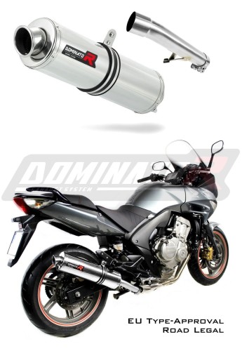 wydech tłumik DOMINATOR Homologowany ROUND pasujący do motocykla CBF 600 2008 - 2013 5