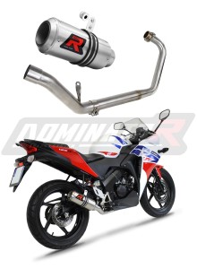 Honda CBR 150 R 2011 - 2016 Full Exhaust System Collector Silencer GP + dB killer medium