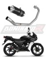 Honda  CBF 125 2009-2014  Full  Exhaust System  Muffler Auspuff Sportauspuff Silencer Echappement Silencieux Scarico Scarichi Escape Collector Manifold Wydech Tłumik  GP1 BLACK DOMINATOR x