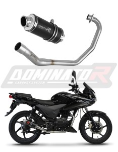 Honda CBF 125 2009 - 2014 Full Exhaust System Collector Silencer GP1 BLACK + dB killer medium
