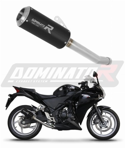 Honda CBR 250 R 2011 - 2013 EXHAUST Collector Manifold Full System Muffler Auspuff Sportauspuff Silencer Echappement Silencieux Scarico Scarichi Escape Wydech Tłumik GP BLACK Dominator Exhaust System x