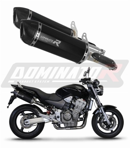exhaust muffler DOMINATOR HP1 BLACK fits to Honda CB 900F HORNET 2002  2007 6