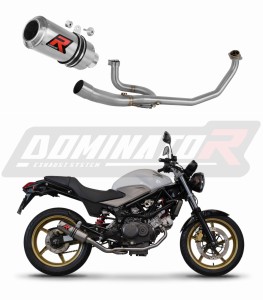 Honda VTR 250 2009 - 2015 Full Exhaust System Collector Silencer GP + dB killer