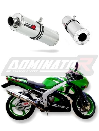 exhaust muffler DOMINATOR ROUND fits to Kawasaki ZX6R 1998  2002 3