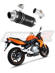Kawasaki ER - 6 N / F 650 2006 - 2008 Exhaust Silencer Muffler GP1 BLACK + dB killer medium