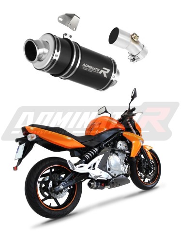 exhaust muffler DOMINATOR GP1 BLACK fits to Kawasaki ER  6 N / F 650 2006  2008 6