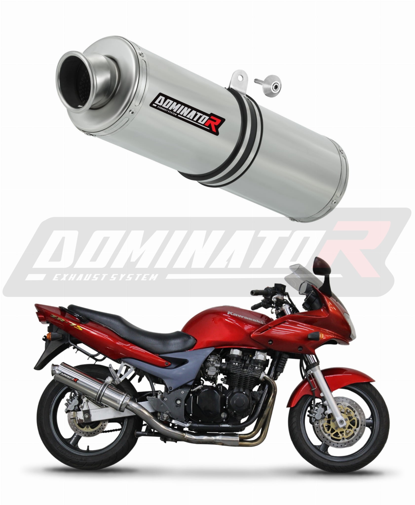 Kawasaki ZR7 / ZR7S 1999 - 2004 Exhaust Silencer Muffler ST + dB