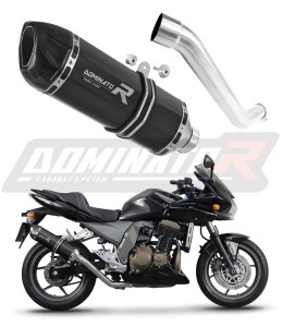 Kawasaki Z750 2004 - 2006 Exhaust Silencer Muffler HP1 BLACK + dB killer medium
