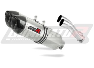 Kawasaki GPZ 500 1987 - 2003 Exhaust Silencer Muffler HP1 + dB killer medium