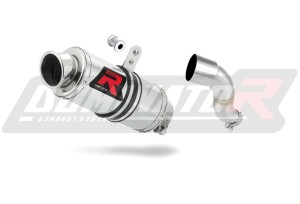 Kawasaki ZX3R ZX 300R Exhaust Silencer Muffler GP1 + dB killer medium