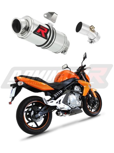 ER-6N ER-6F 650 EXHAUST Kawasaki Muffler Auspuff Sportauspuff Silencer Echappement Silencieux Scarico Scarichi Escape Wydech Tłumik GP 1 2009 - 2011 Dominator x