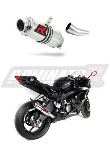 Kawasaki ZX6R 636 2009 - 2024 Exhaust Silencer Muffler GP1 + dB