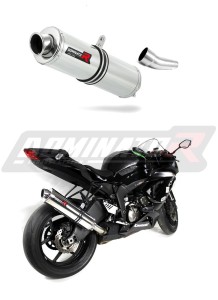 Kawasaki ZX6R 636 2009 - 2024 Exhaust Silencer Muffler ST + dB killer medium