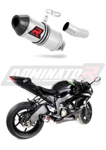 Kawasaki ZX6R 636 2009 - 2024 Low Level Exhaust Silencer Muffler HP3 + dB killer medium
