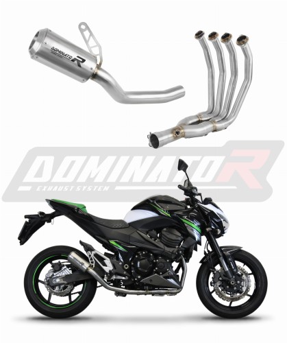 Kawasaki Z800 2013 2016 EXHAUST Full System Muffler Auspuff Sportauspuff Silencer Echappement Silencieux Scarico Scarichi Escape Wydech Tłumik GPS DOMINATOR x