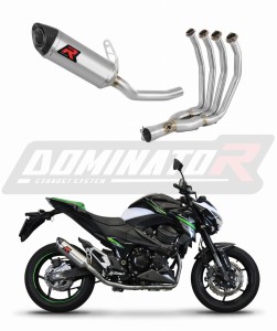 Kawasaki Z800 2013 - 2016 Full Exhaust System Collector Silencer HP8 + dB killer medium