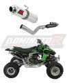 complete exhaust system with muffler DOMINATOR Full System GP1 fits to Kawasaki KFX 450 2008  2014 6