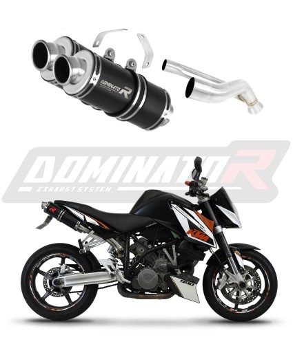 KTM 990 SUPER Duke 2005 -2013 Exhaust Muffler Auspuff Sportauspuff Silencer Echappement Silencieux Scarico Scarichi Escape Wydech Tłumik GP1 BLACK Dominator x