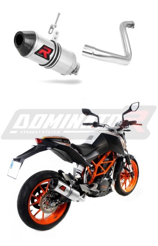 390 DUKE EXHAUST KTM Muffler Auspuff Sportauspuff Silencer Echappement Silencieux Scarico Scarichi Escape Wydech Tłumik Carbon Tip HP3 2013 - 2016 Dominator  x