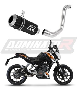 KTM 125 Duke 2012 - 2016 Exhaust Silencer Muffler GP BLACK + dB killer medium