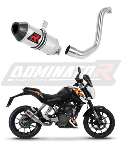 125 DUKE EXHAUST KTM Muffler Auspuff Sportauspuff Silencer Echappement Silencieux Scarico Scarichi Escape Wydech Tłumik Carbon Tip HP3 2012 - 2016 Dominator x