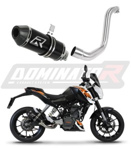 KTM 125 Duke 2012 - 2016 Exhaust Silencer Muffler HP3 BLACK + dB killer medium
