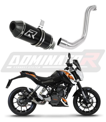 wydech tłumik DOMINATOR HP3 CZARNY pasujący do motocykla KTM 125 Duke 2012 - 2016 6