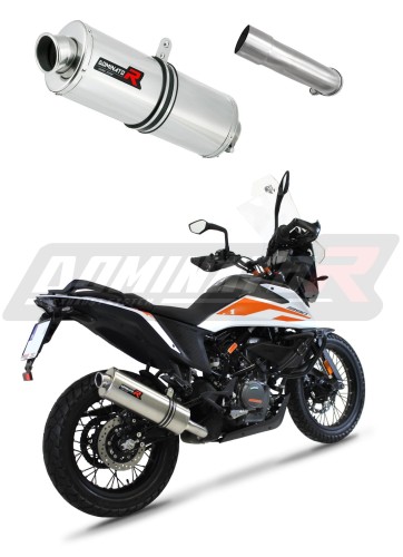 KTM 390 Adventure 2020 - 2021 motorcycle Exhaust Muffler Auspuff Sportauspuff Silencer Echappement Silencieux Scarico Scarichi Escape Wydech Tłumik OVAL Dominator x