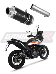 KTM 390 Adventure 2020 - 2024 Exhaust Silencer Muffler GP1 BLACK + dB killer medium