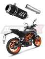 exhaust muffler DOMINATOR GP BLACK fits to KTM 390 Duke 2021  2023 6