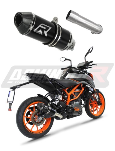 exhaust muffler DOMINATOR HP3 BLACK fits to KTM 390 Duke 2021  2023 6