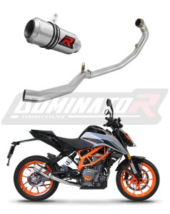 KTM 390 Duke 2021 - 2023 Full Exhaust System Collector Silencer GP + dB killer medium