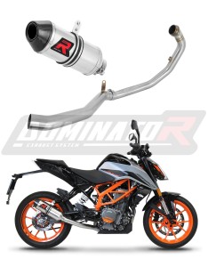 KTM 390 Duke 2021 - 2023 Full Exhaust System Collector Silencer HP3 + dB killer medium