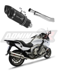 BMW K1600 GT GTL 2011 - 2023 Exhaust Silencer Muffler HP1 BLACK + dB killer medium