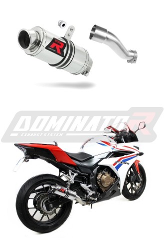 CBR 500 R EXHAUST Honda Muffler Auspuff Sportauspuff Silencer Echappement Silencieux Scarico Scarichi Escape Wydech Tłumik GP 1 2016 - 2019 Dominator  x
