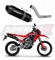 exhaust muffler DOMINATOR MX2 BLACK fits to Honda CRF 300L / Rally 2021  2023 8