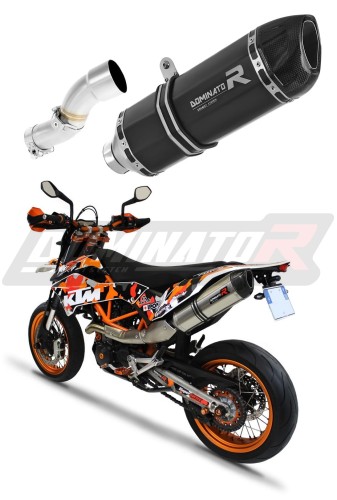 KTM 690 SMC R 2012 - 2017 EXHAUST Muffler Auspuff Sportauspuff Silencer Echappement Silencieux Scarico Scarichi Escape Wydech Tłumik HP1 BLACK Dominator Exhaust System x